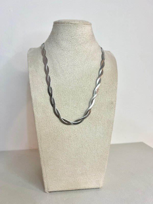 Producto - collar doble snake acero quirurgico