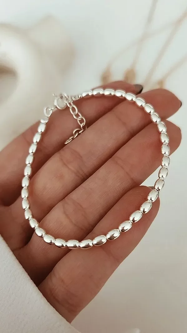 Producto - Pulsera semillas lisas median P925