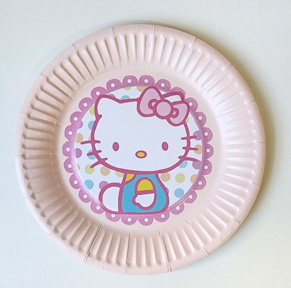 Producto - Hello Kitty Plato Descartables X 5 Unidades - 2