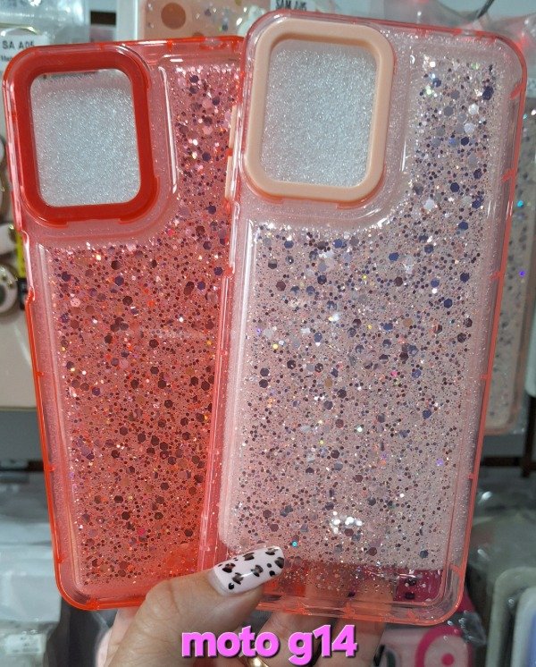 Producto - Fundas brillo reforzadas. Moto g14 - 1