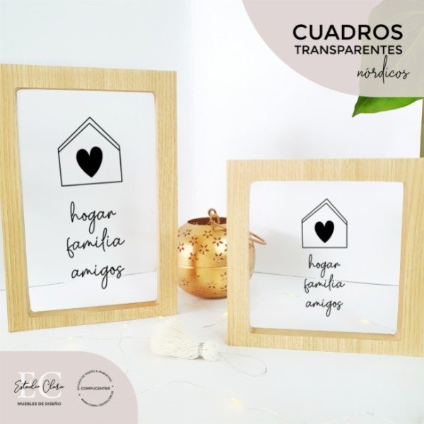 Producto - Cuadro "Hogar, Familia, Amigos"