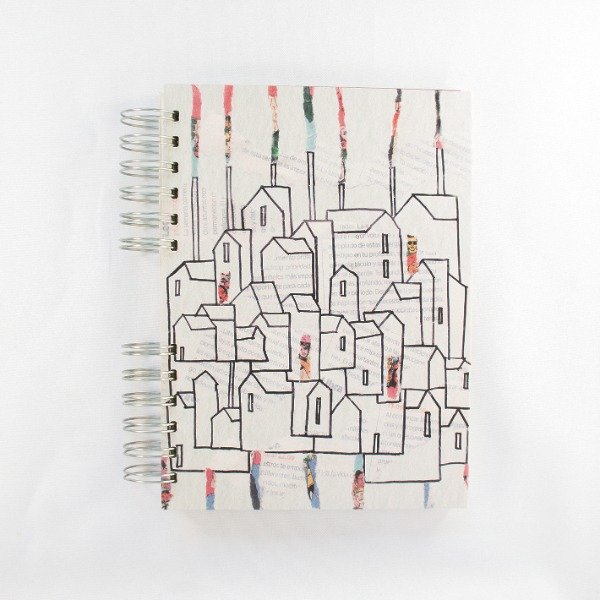 Producto - Cuaderno Anillado A5 Ciudad Collage