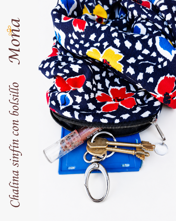 Producto - Chalina sinfín con bolsillo - 3