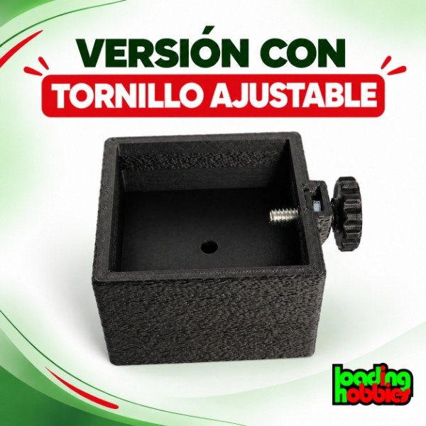 Producto - Taco Elevador Mueble Cuadrado 6x6cm Altura 2cm Ajustable - 3