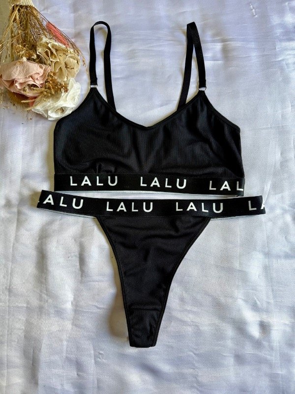 Producto - Conjunto top Morley negro