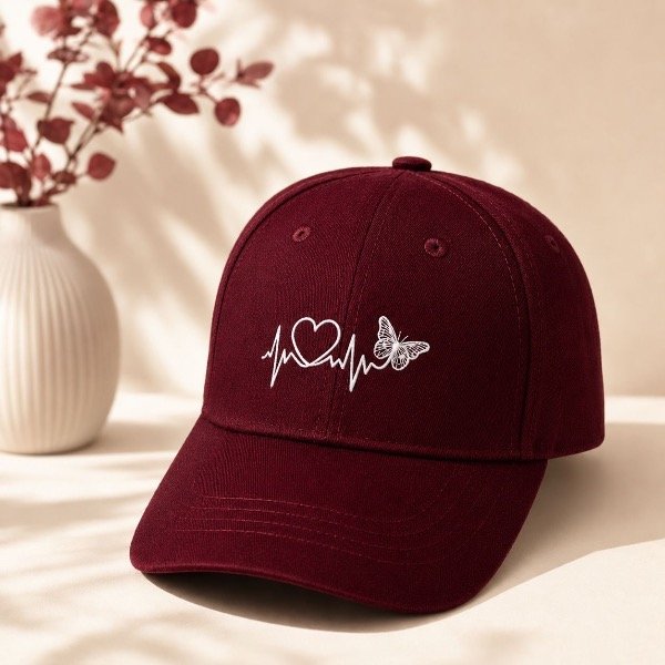 Producto - GORRA HEART - BORDO