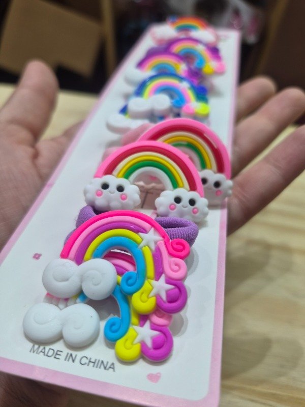 Producto - Colitas Arcoiris Par
