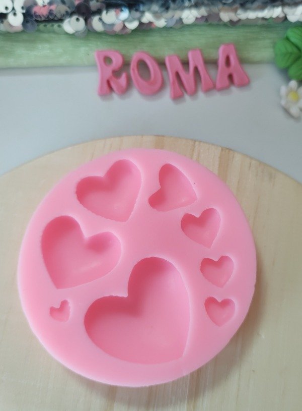 Producto - Molde de silicona corazones gorditos