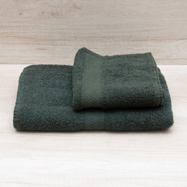 Producto - Juego toalla/toallón Liviano Verde Inglés