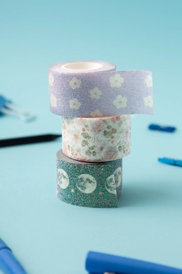 Producto - WASHI TAPES GLITTER CON DISEÑO