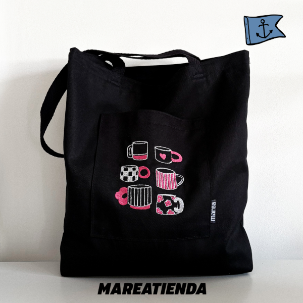 Producto - Tote Bag Negra Mugs