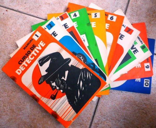 Producto - CURSO DE DETECTIVE - MANUALES 1 A 10 -  MAXDA - 1981 - ESC. ARG DE DETECTIVES