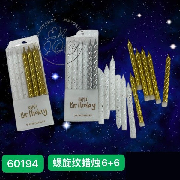 Producto - BLISTER X12 VELAS  CUMPLE