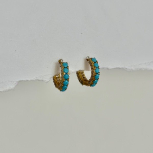 Producto - Argollitas Turquoise