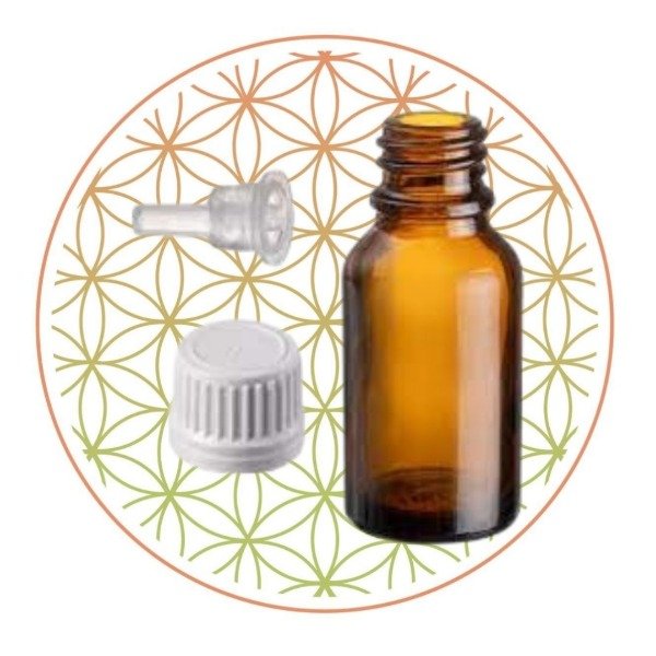 Producto - Envase de vidrio Colirio Ambar 15 cc con inserto y tapa de seguridad