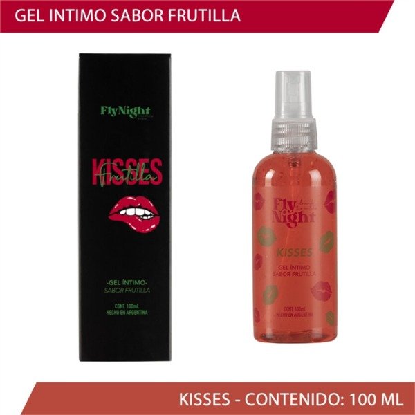 Producto - Gel Intimo Kisses Strawberry 100Ml
