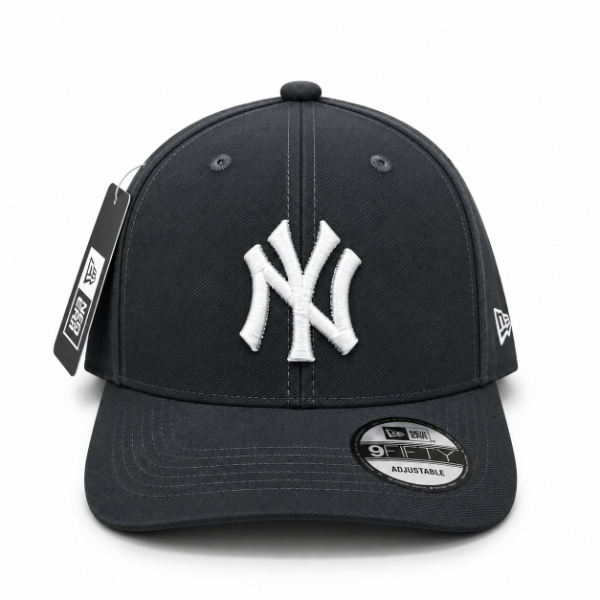 Producto - Ny curva gris oscuro logo blanca unicolor