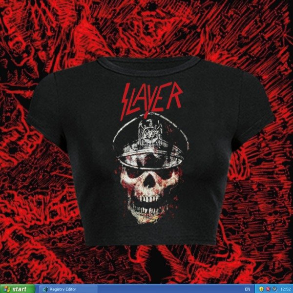 Producto - Skull Hat - Baby tee