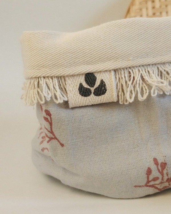 Producto - Organizador Sarah - Estampado Artesanal (gris plata) - 2