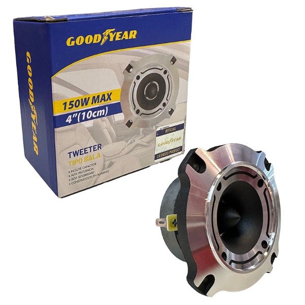 Producto - TWEETER GOODYEAR BALA ALUMINIO 150W GY-6965