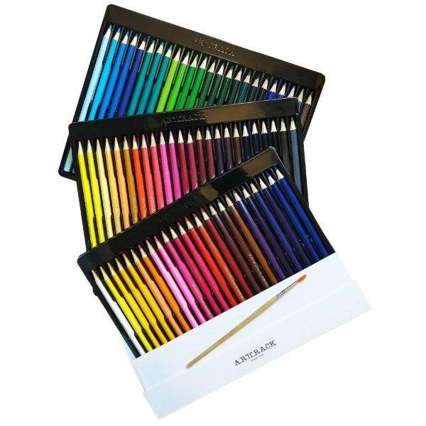 Producto - Set X 72 Lapices Acuarelables Estuche Coloring Book Pincel