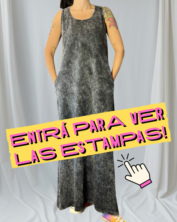 Producto - Vestido largo gris