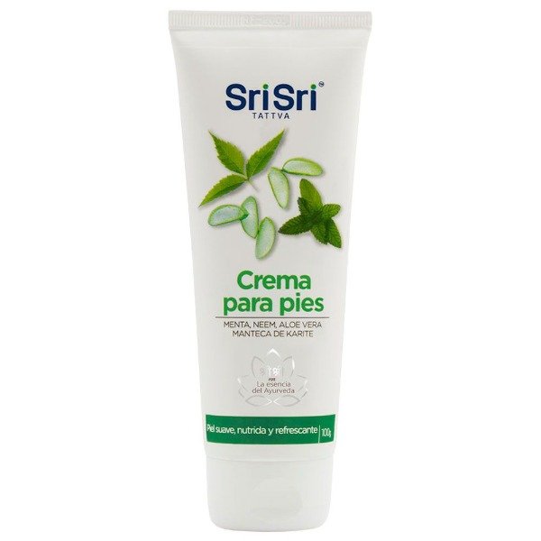 Producto - Crema Para Pies Ayurvedica Revitalizante Sri Sri Tattva 100 Grs