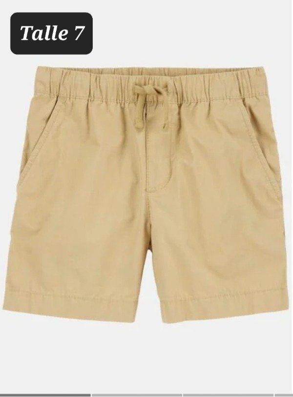 Producto - Short carters talle 7 beighe