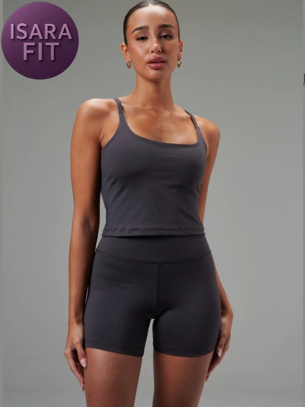 Producto - Musculosa Cropped Grey - 3