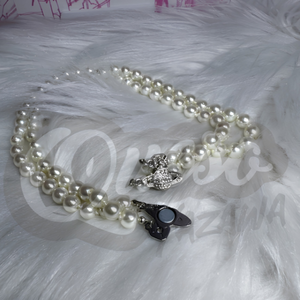 Producto - Collar Reira Doble Plateado - 1