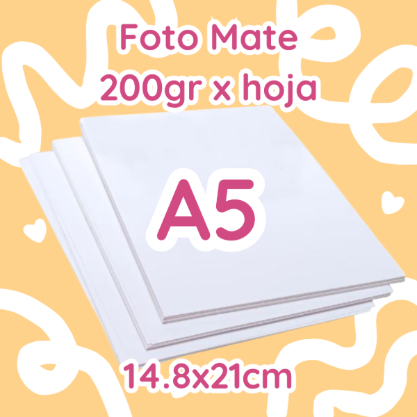 Producto - Foto Mate 200gr - A5