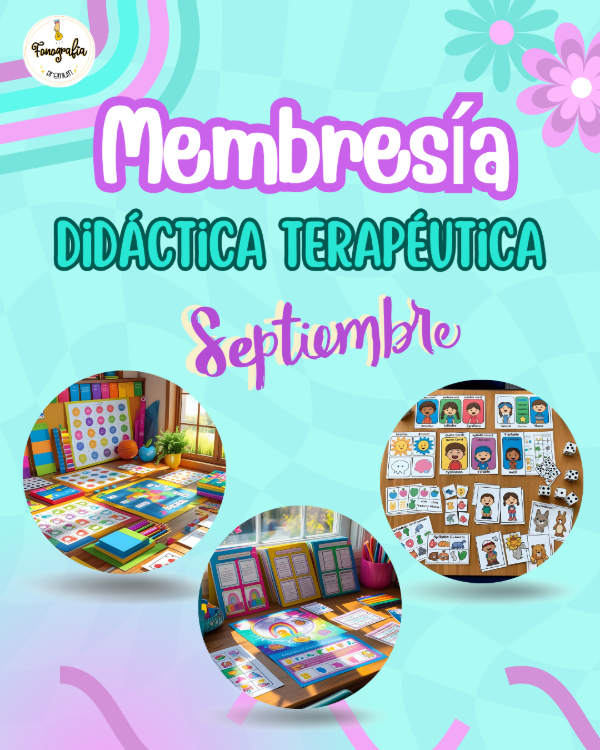 Producto - Membresía Didáctica Terapéutica SEPTIEMBRE 2025