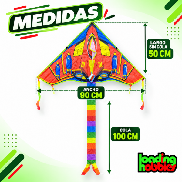 Producto - Barrilete Nave Espacial Delta - 5
