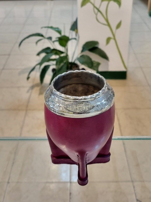 Producto - TORPEDO ALPACA CINCELADA CUERO FUCSIA