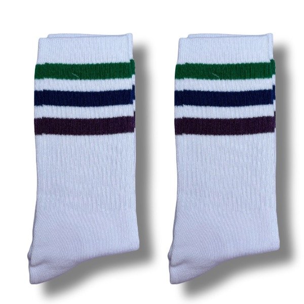 Producto - Old School Verde, Azul y Lila - Tenis