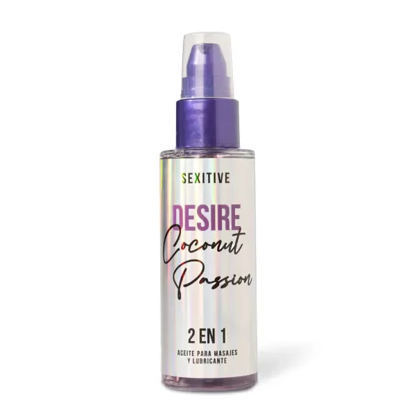 Producto - Aceite y lubricante desire coconut 2 en 1 60ml