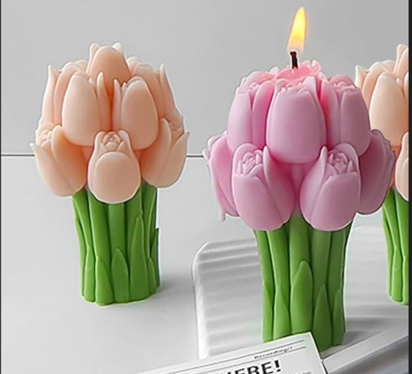 Producto - MOLDE SILICONA RAMO DE TULIPANES