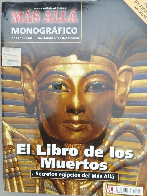 Producto - REVISTA MAS ALLA MONOGRAFICO N 54