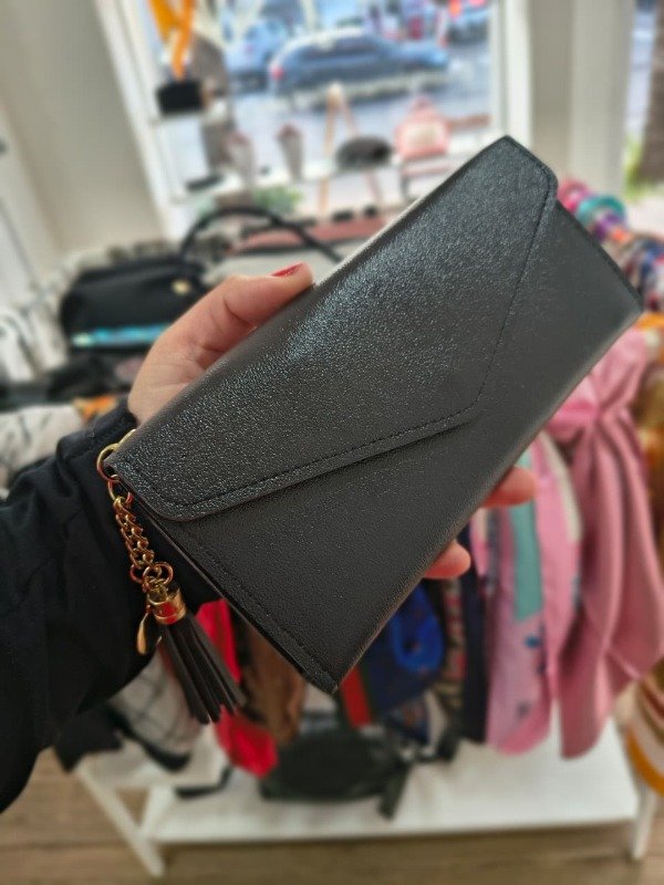 Producto - Billetera tarjetero negro liso