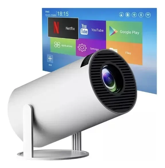 Producto - Proyector Led Smart Android 11 Fhd 4500 Lumenes Wifi Bt Color Blanco