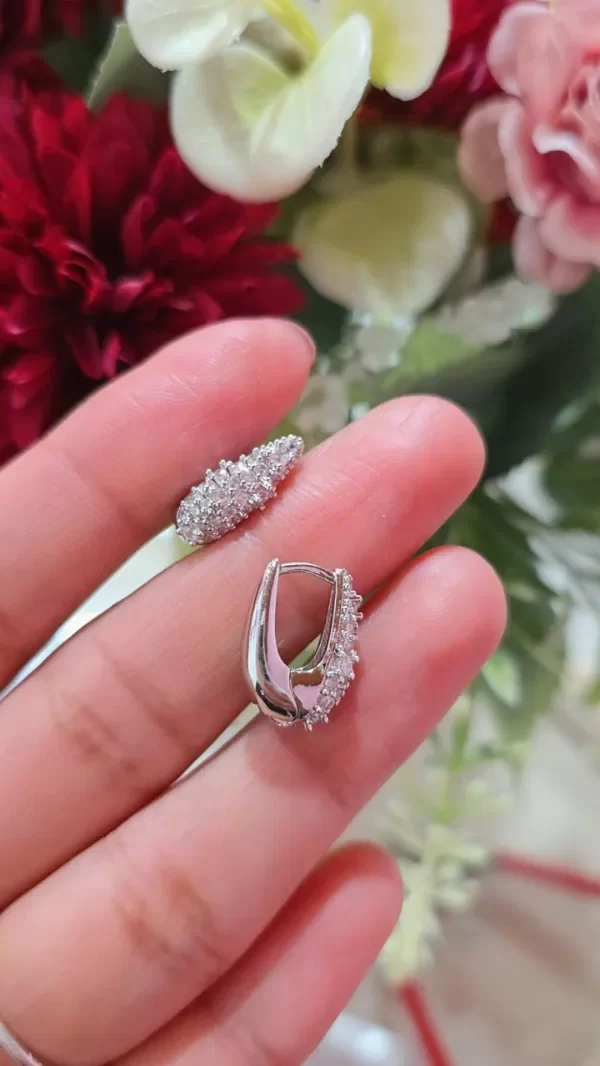 Producto - Argolla cubic ovalada AQ