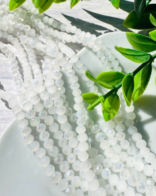 Producto - TIRA CRISTAL DE ROCA BLANCO TORNASOL 4MM