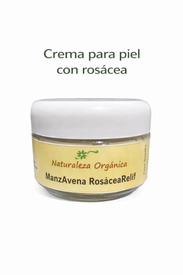 Producto - Crema Natural Manzanilla y Avena ManzAvena Relief Piel Sensible Rostro