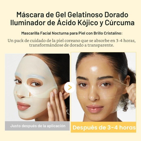 Producto - medicube Kojik Acid Turmeric Brightening Gel Mask 4u - 1
