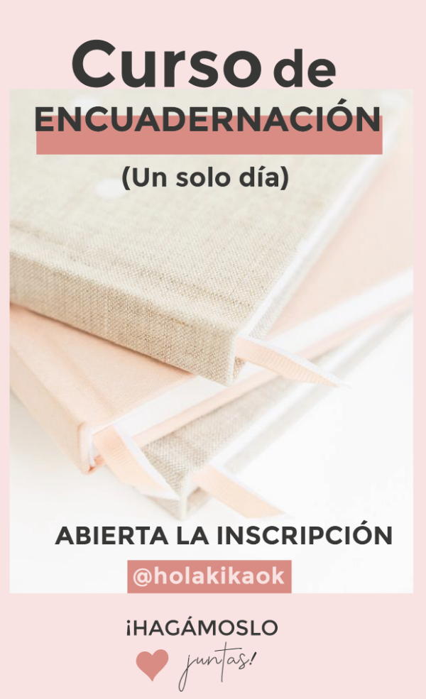Producto - Curso de ENCUADERNACIÓN TRADICIONAL - 0