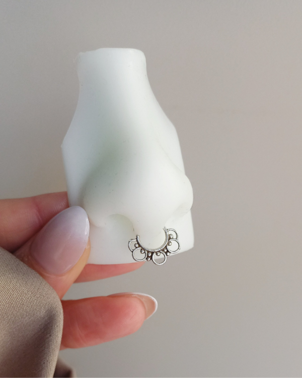 Producto - Aro piercing nostril Balú