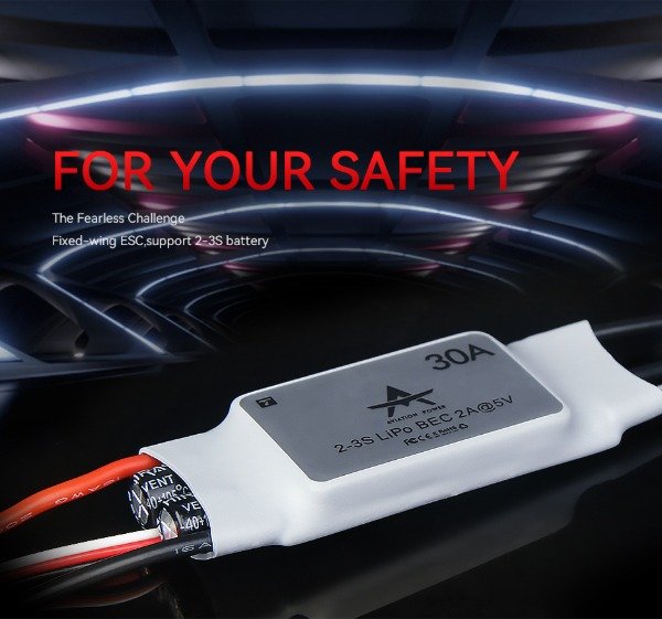 Producto - T-MOTORHOBBY AT30A 2-3S ESC para aviones de ala fija