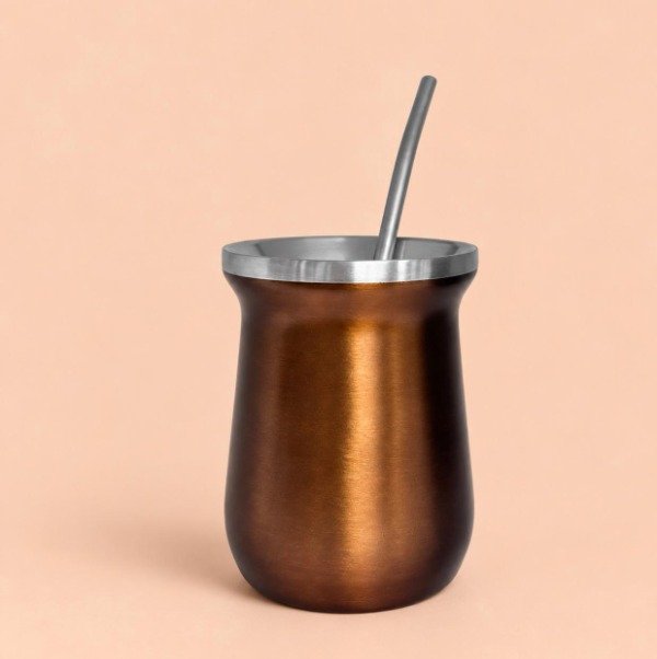 Producto - Mate de acero inoxidable con bombilla - 0