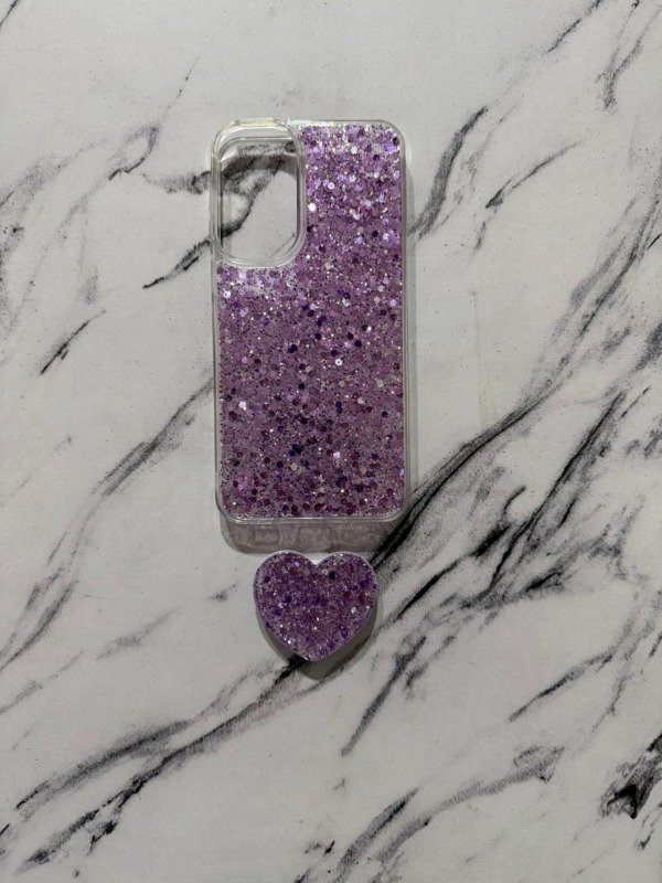 Producto - Brillo lila + popsocket