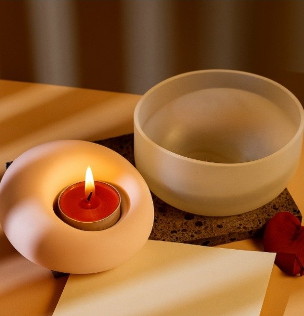 Producto - Molde porta vela para yeso